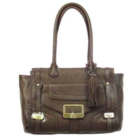 Guess Westbrook Satchel in Coffee