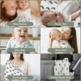 thumbnail image 6 of Gllquen Baby Muslin Swaddle Blankets 6-Pack, Soft Receiving Swaddles, Breathable Unisex for Newborns Infant Boys and Girls, 27 X 27", Elephant and Giraffe, 6 of 11