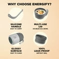 thumbnail image 4 of ENERGIFY Vacuum Insulated Thermos Food Container, Stainless Steel, 12oz, Titan Gray, 4 of 9