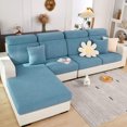 thumbnail image 2 of Housse de Coussin de Canapé Extensible pour Canapé 3 Places en Forme de L Protecteur de Meubles, 2 of 5