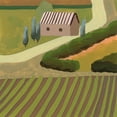 thumbnail image 3 of Wang, Melissa 12x12 Black Modern Framed Museum Art Print Titled - The Hill Village III, 3 of 5