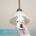thumbnail image 6 of Bulb Camera, WiFi 360 Panoramic 1080P Security Camera with 2.4GHz WiFi 360 Degree Panoramic Viewing Wireless Home Surveillance Camera, Night Vision, Two Way Audio, Smart Motion Detection Tuya APP, 6 of 9