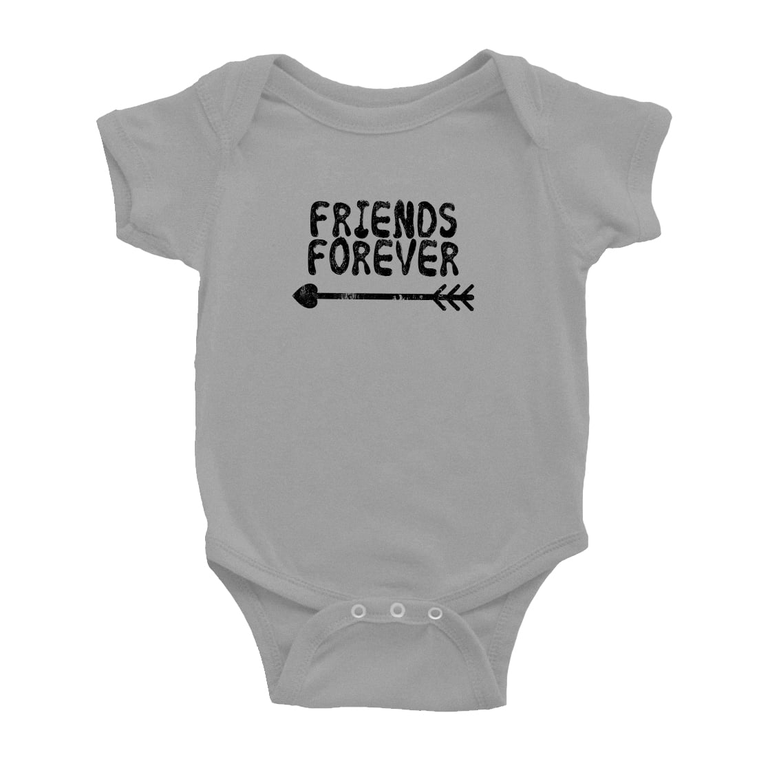 Baby Twins Bodysuit Outfit Born Together Friends Forever Cute