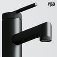 thumbnail image 2 of VIGO Sterling Single Handle Single-Hole Bathroom Faucet in Matte Black, 2 of 13