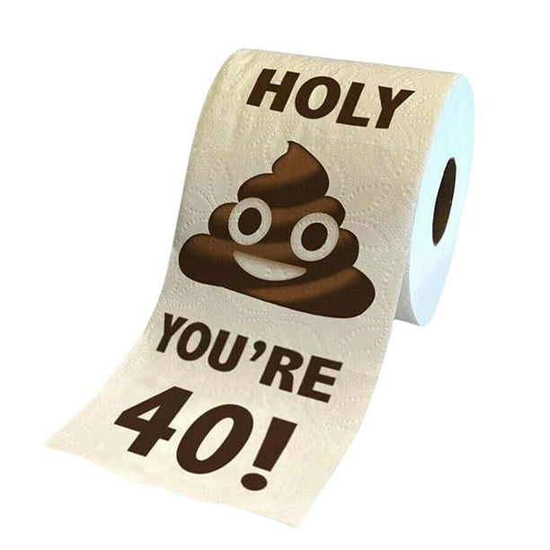 Papel Higiénico Absorción Sabor A Sándalo Regalo Cumpleaños Impreso TP Poop Face Emotion para Hombres Mujeres Y Amigos