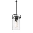 thumbnail image 2 of Innovations Lighting  Pilaster - 4 Light 12" Stem Hung Pendant Seedy/Matte Black, 2 of 5