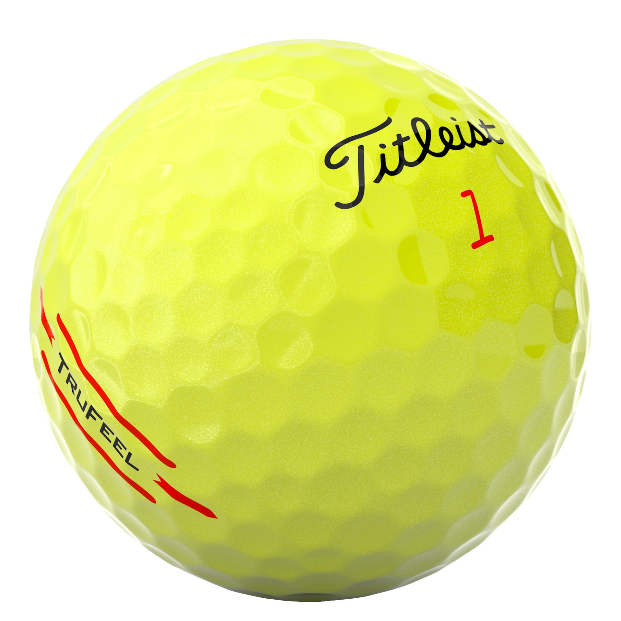 (2 pack) 2024 Titleist TruFeel Yellow