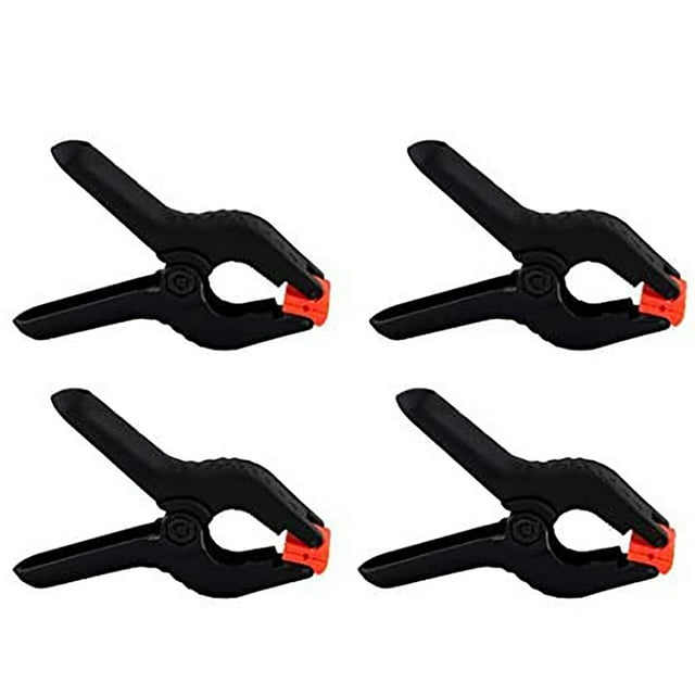 4 abrazaderas de resorte de 2 pulgadas para fondo, clips resistentes para telones de fondo, soporte de muselina, lienzo, pantalla, estudio fotográfico, carpintería
