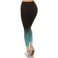 thumbnail image 3 of Women's Ombre Stripe Active Pants -Aqua, XL, 3 of 4