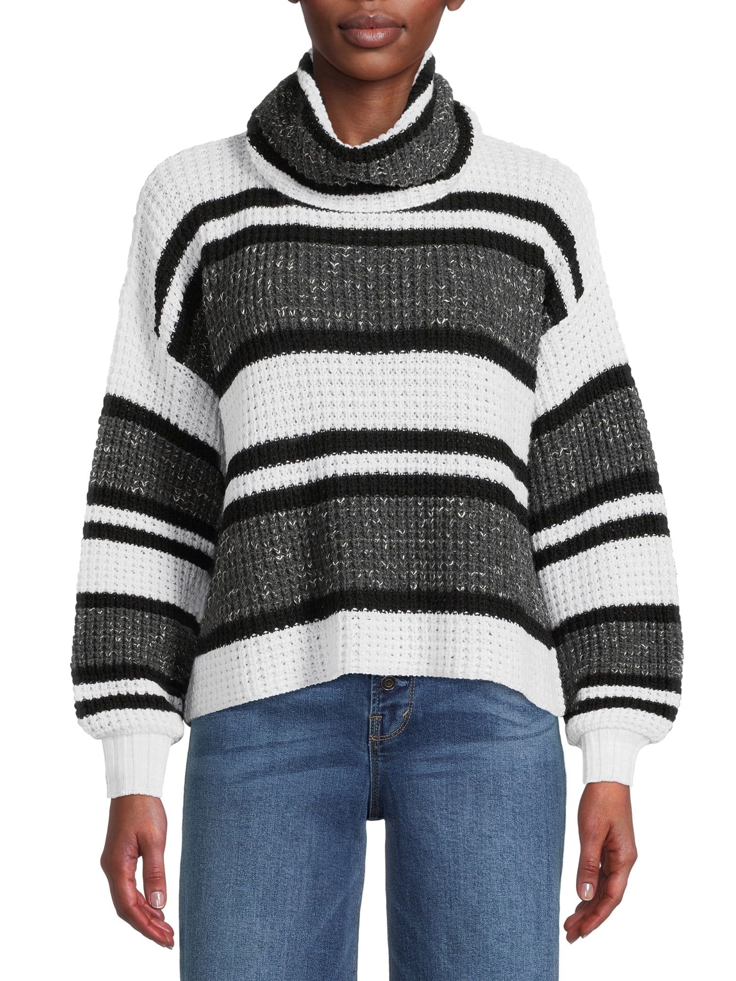 Stripe Thermal Sweater - Walmart 