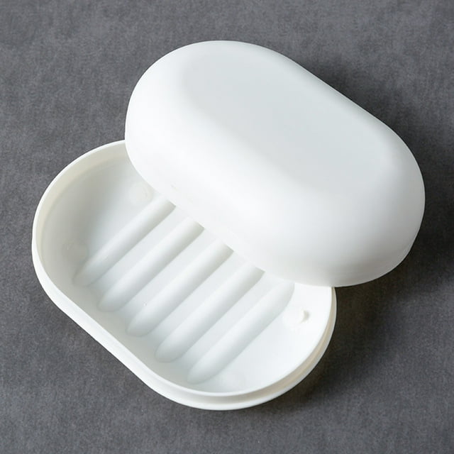 Porte-savon avec Couvercle Élégant et Portable avec Rangement pour Voyage et Maison pour Savons Faits à la Main