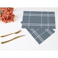 thumbnail image 6 of Unique Bargains Placemat Set of 6 for Dining Table Decor Washable Table Placemat Gray Blue, 6 of 7