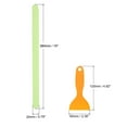 thumbnail image 2 of Unique Bargains 15 x 0.8 Inch Anti Slip Grip Tape Fluorescent Traction Strips Square with Scrape, Light Green 12 Pack, 2 of 6