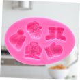 thumbnail image 4 of NICEXMAS Cake Decorating Tools Set Silicone Fondant Mould for Christmas Santa Claus Hat 1Set, 4 of 8