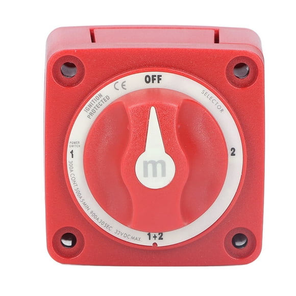 Battery Switch Selector,300A Battery Switch 360° Battery Switch Replacement Battery Switches Reliable and Durable
