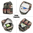 thumbnail image 5 of FORMRS Mini Backpack Purse for Women Travel Daypack Casual Shoulder Bag, Beige Striped Trees, 5 of 7