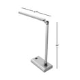 thumbnail image 4 of Lavish Home Contemporary LED Desk Lamp, Silver (26"), 4 of 4