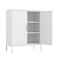 thumbnail image 5 of Storage Chest Home Office Steel Storage Cabinet With Adjustable Shelves Double Doors Garage Cabinet Metal File Chest For Living Room Corridor Home Office Warehouses School, 5 of 9