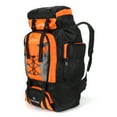thumbnail image 4 of Yucurem 80L Climbing Backpack Large Capacity Hiking Backpack Travel Accessories Camping Storage (Orange), 4 of 10