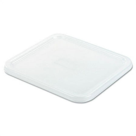 SpaceSaver Square Container Lids, 8 4/5w x 8 3/4d, White