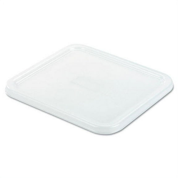 SpaceSaver Square Container Lids, 8 4/5w x 8 3/4d, White