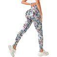 thumbnail image 4 of HKYNLAG Leggings with Pockets for Women Tummy Control Workout Sports Yoga Athletic Leggings with Pockets Blue 2XL, 4 of 5