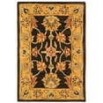 thumbnail image 2 of SAFAVIEH Heritage Regis Traditional Wool Area Rug, Charcoal/Gold, 5' x 8', 2 of 10