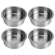 thumbnail image 2 of Practical Soup Basin Made of Stainless Steel for Home Use Silver 4pcs, 2 of 5