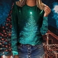 thumbnail image 2 of Otvok Christmas Womens T-Shirt Fashion Loose Long Sleeve Blouse Tops, 2 of 7