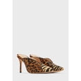 thumbnail image 3 of Schutz Chris Wild Leopard Tiger Fashion Pointed Toe Slip On Stiletto Heel Sandals (Wild Leopard Tiger, 7), 3 of 4