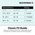 thumbnail image 6 of Schwinn Classic Toddler Bicycle Helmet, Ages 3 - 5, Pink and Orange, 6 of 7