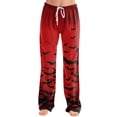 thumbnail image 2 of Womens Halloween Pajama Pants Cute Halloween Print Stretch Comfy Lounge Pants Casual Sleepwears, 2 of 5