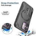thumbnail image 5 of Decase for iPhone 16 Case with Kickstand, Compatible with MagSafe, Military-Grade Drop Protection Heavy Duty Hybrid Shockproof Rugged Protective Phone Cover for iPhone 16,Black, 5 of 7