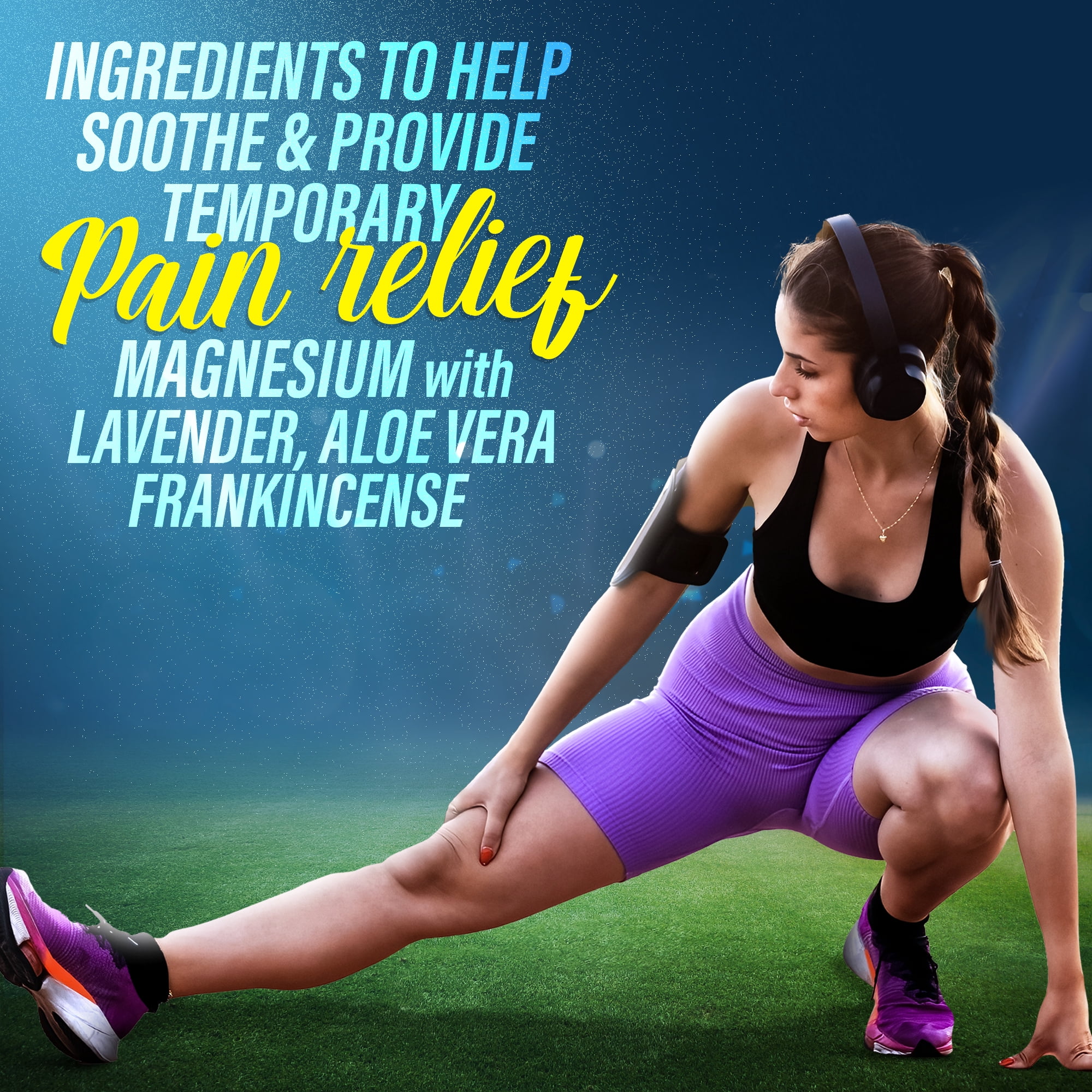 GuruNanda Magnesium Oil Spray for Muscle Relief and Soothing Aches, Quick Absorbing, 2 fl oz