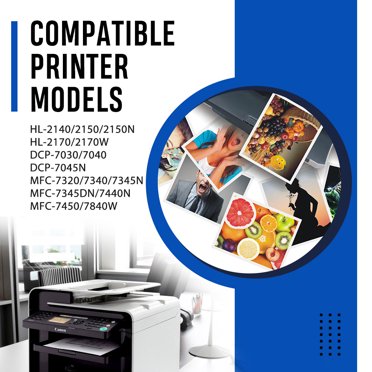 3-Pack Compatible TN360 Toner Cartridges For Brother Printers - DCP-7030, 7040, MFC-7340, 7440, 7840