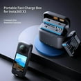 thumbnail image 3 of Fast Battery  Hub, Quick Battery Charging Storage Station Durable 2 Channel LED Indicator With Type C Cable For Camera Battery, 3 of 8