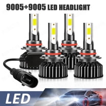 BSBSDJB For Chevy Malibu 2016 2017 2018 LED Headlight High-Low Beam Bulbs White 9005 9005