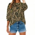 thumbnail image 5 of Uootdi Oversized Long sleeve Sweatshirt for Women Camo Leaf Maple Leaf Gift Pattern Winter Hoodies with Oversized Long sleeve Sw eatshirt for, 5 of 9