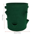 thumbnail image 3 of Bdday Grow Bags Strawberry Planting Bag Garden Planting Bag Hanging Eight-Hole Green Potato Grow Bags, 3 of 3