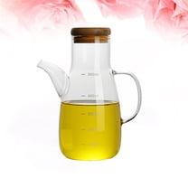 KALLORY 500 Ml Kitchen Oil Jar Can Pot with Scale Home Bottle