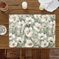 thumbnail image 3 of Spring Waterclor Blooming Floral Placemats Set of 6,Wipeable Washable Table Mats for Dining Tables, Garden Natural Flower Art Place Mats for Kitchen Event Party Tabletop Decor, 3 of 9