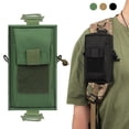 thumbnail image 4 of Estuche portátil Molle para teléfono móvil con soporte para interfono para al aire libre Verde Sharpla Estuche deportivo para teléfono, 4 of 8
