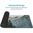 thumbnail image 2 of Remote Mountains -Mouse Pad, Big Desk Mat, Extended Gaming Mouse Pad, Mouse Mat with Non-Slip Rubber Base ＆ Stitched, 31.5 X 11.8 in Large Desk Pad for Keyboard, Mouse, Home and Office, 2 of 5