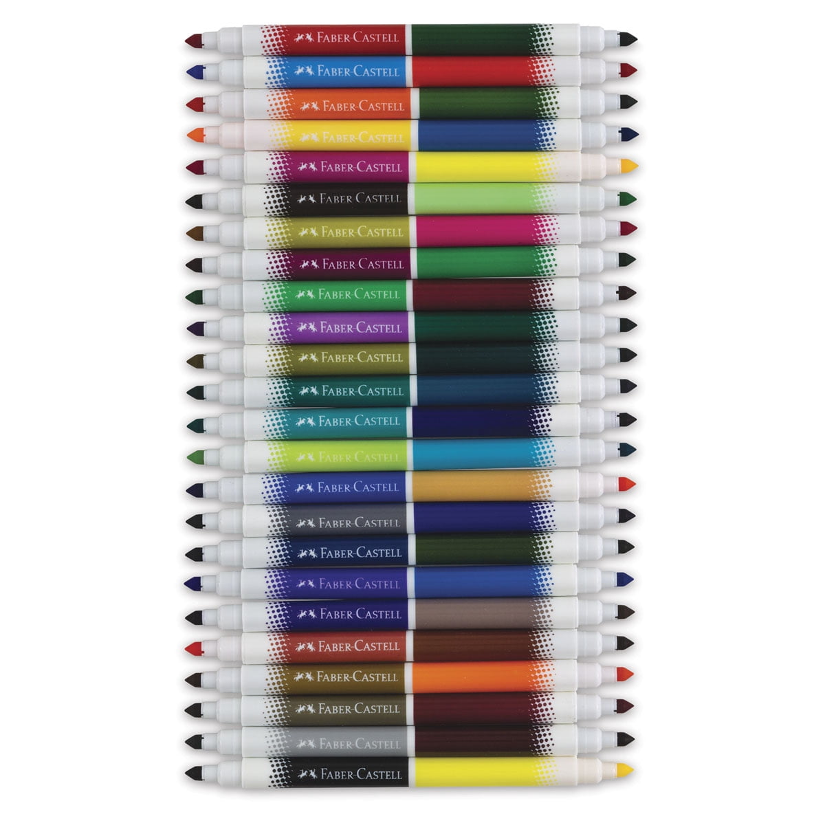 Faber-Castell Goldfaber Aqua Dual Marker | Chrome Yellow | Wasserlöslicher Doppelmarker Für Kunst, Zeichnen & Skizzieren