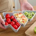 thumbnail image 3 of Christmas Tree Shape Dry Fruit Plate Candy Snacks Nuts Dish Bowl Breakfast Tray Jikaix, 3 of 4