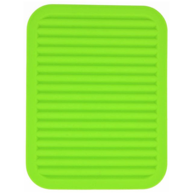 Alfombrillas de silicona para platos calientes y ollas calientes, almohadillas calientes para encimeras, mesas, soportes para ollas, soporte para cucharas, alfombrillas de secado pequeñas, juego de 2 Adepaton HMHZ086-4