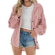 thumbnail image 1 of Chaqueta casual para mujer manga de soplo suave piel transpirable color puro puff manga chaqueta para mujer al aire libre interior, 1 of 6