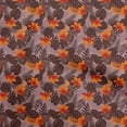 thumbnail image 1 of oneOone Georgette Viscose Orange Fabric Tropical Sewing Material Print Fabric By The Yard 42 Inch Wide, 1 of 4