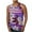 Purple, variant on Xysaqa Men's Floral Hawaiian Tank Top, Novelty Funny Graphic Casual Sports Tees, Sleeveless Beach Shirt (Available in Big & Tall) M-6XL