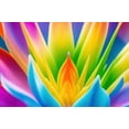 thumbnail image 4 of Stephen Chambers 32x23 White Modern Wood Framed Wall Art Titled - Flower25, 4 of 6